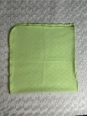 Child of Mine by Carter's Green Leaf Print Baby Receiving Blanket Flannel Leaves